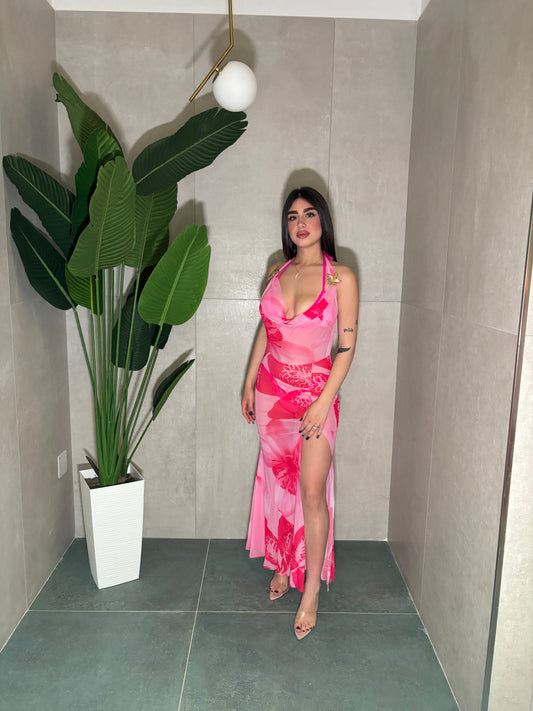 BIKINI + ABITO ASTER - ROSA