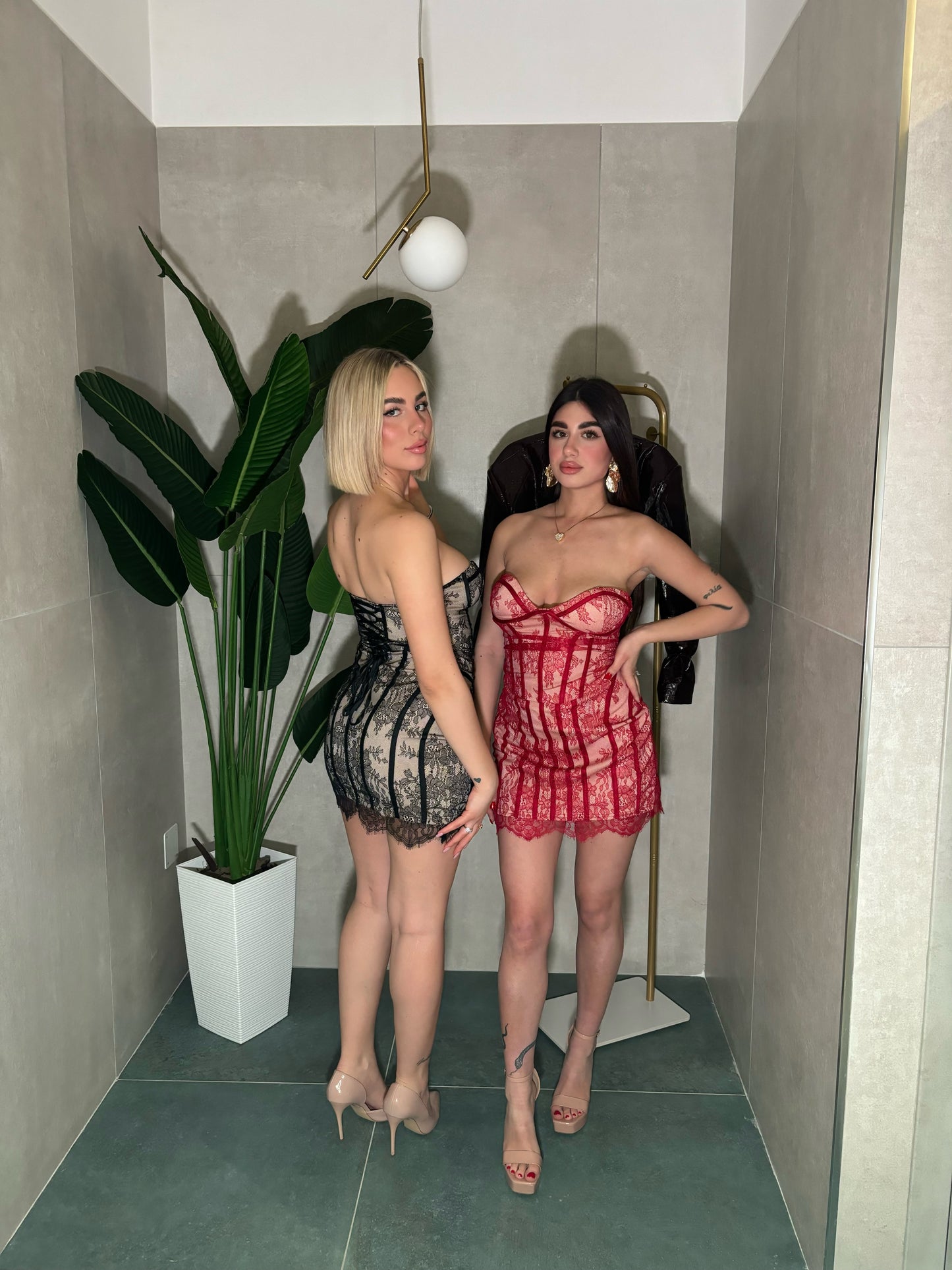 Mini dress Chloe rouge