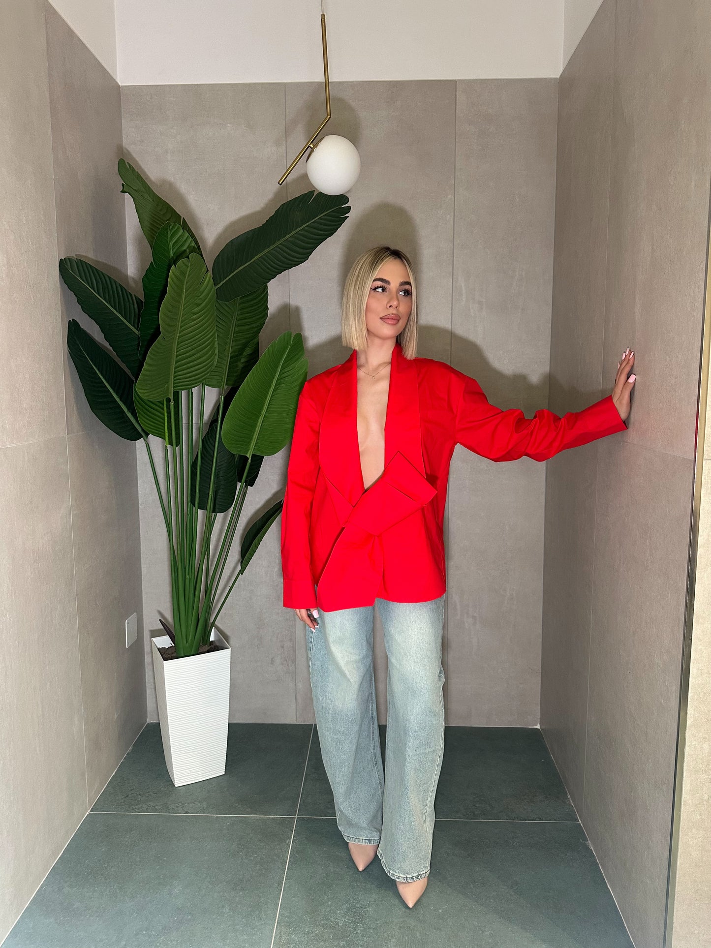 Camicia con Fiocco