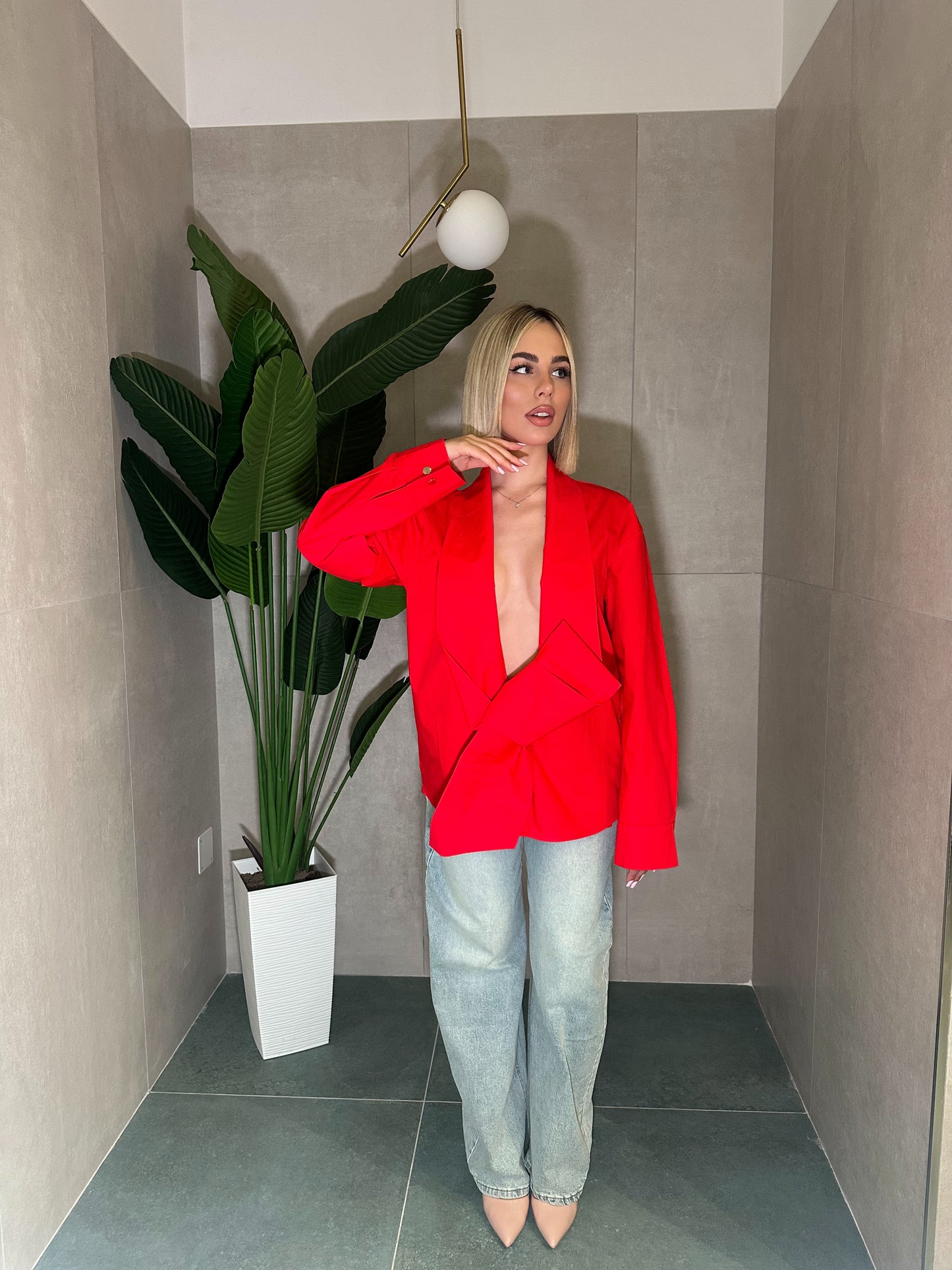 Camicia con Fiocco